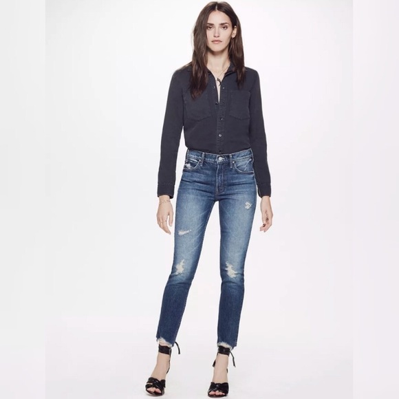MOTHER Denim - Mother Superior Denim The Flirt Ankle Jeans
